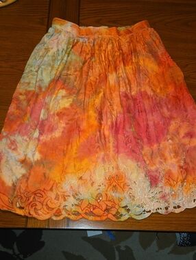 Vintage Nancy Johnson Silk Skirt